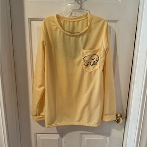 Ivory Ella Yellow Long Sleeve Tee Soft Cotton Blend